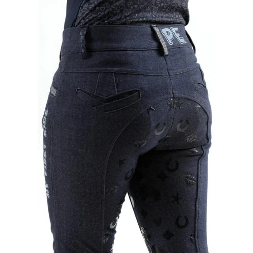 Premier Equine Sabrina Kids Full Seat Gel Riding Breeches - Image 4