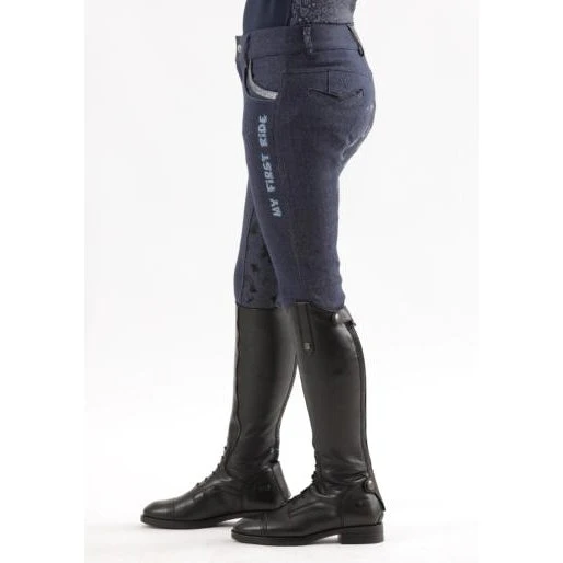 Premier Equine Sabrina Kids Full Seat Gel Riding Breeches - Image 2