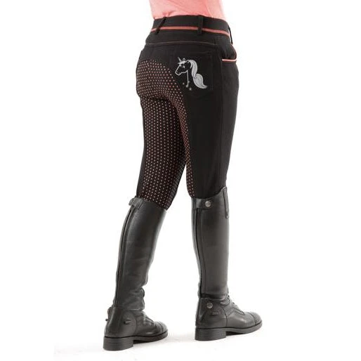 Premier Equine Sassa Kids Full Seat Gel Riding Breeches - Image 3