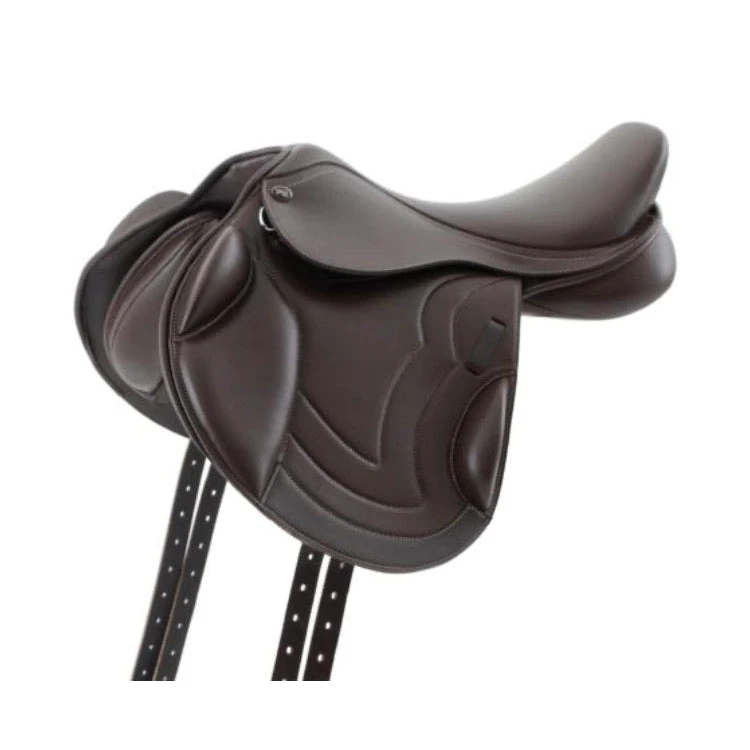 Premier Equine Bordeaux Synthetic Mono Flap Cross Country Saddle - Image 2