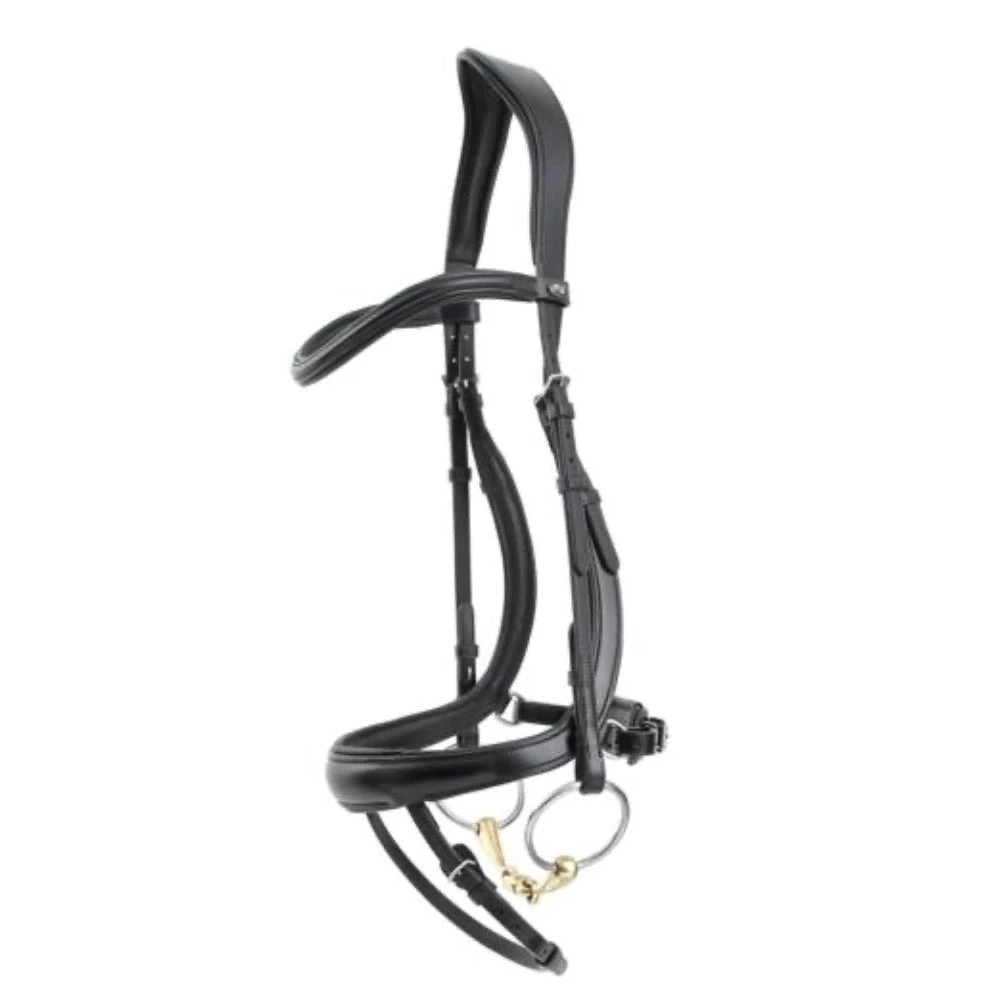 Premier Equine Savuto Anatomic Bridle With Crank Noseband & Flash - Image 2