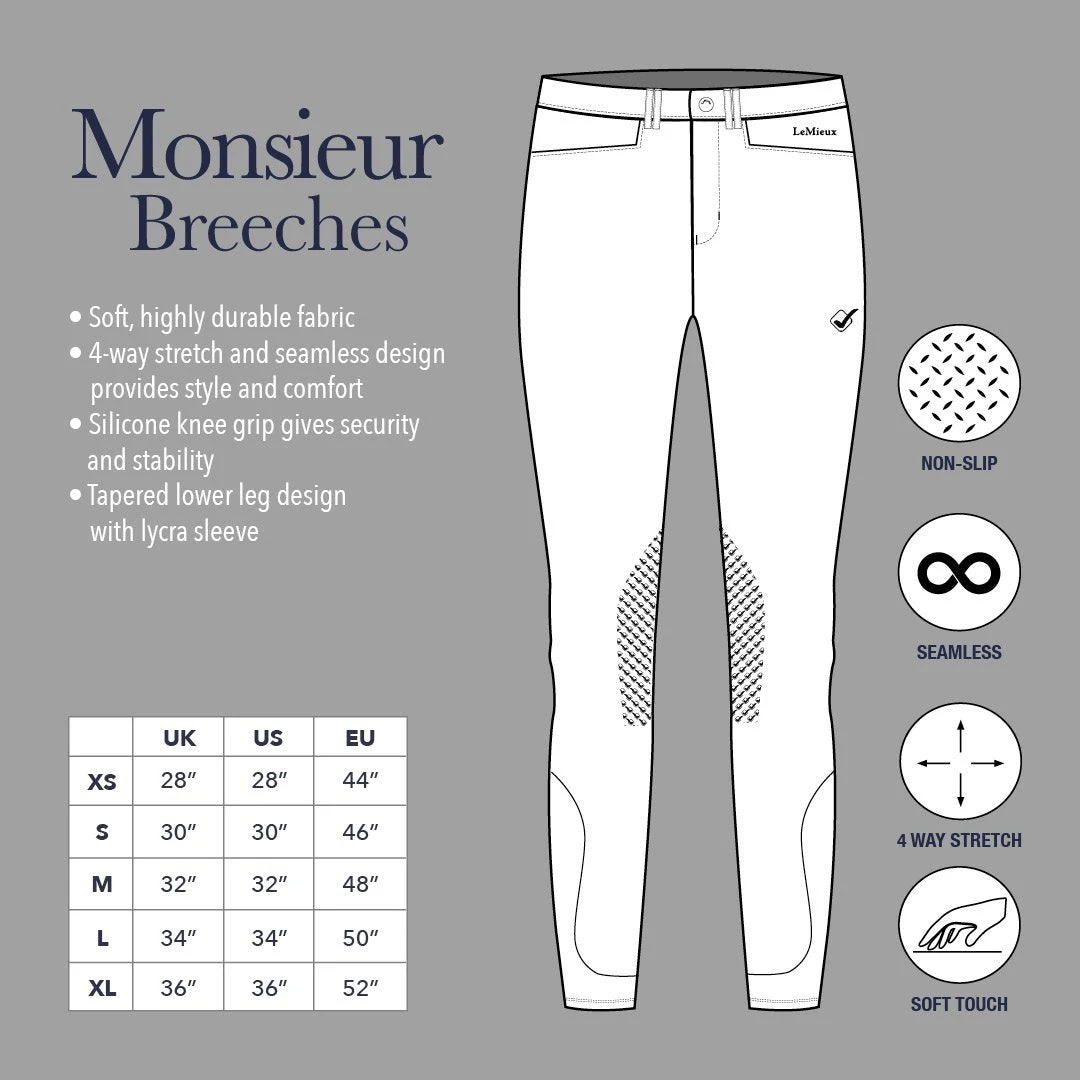 LeMieux Monsieur Mens Breeches - Image 7